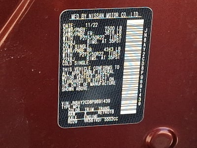 2023 Nissan Armada Platinum