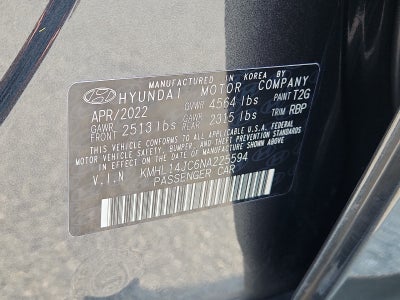 2022 Hyundai Sonata N Line Night Edition