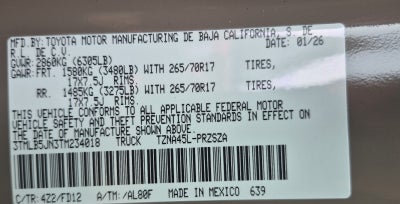 2026 Toyota Tacoma TRD Off-Road