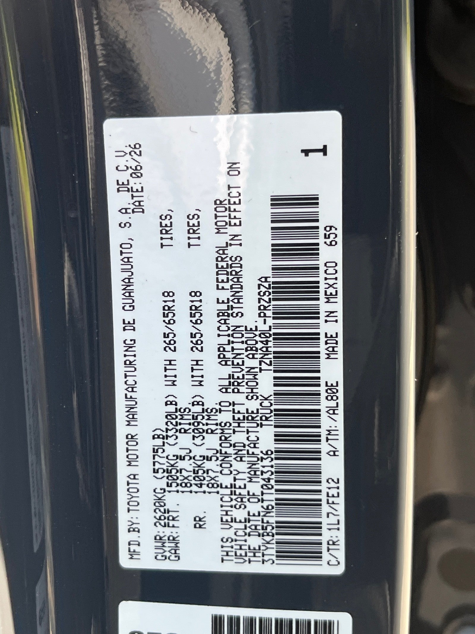 2026 Toyota Tacoma TRD Sport