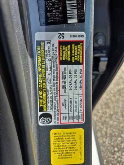 2026 Toyota Camry 4DR CVT HYB SE