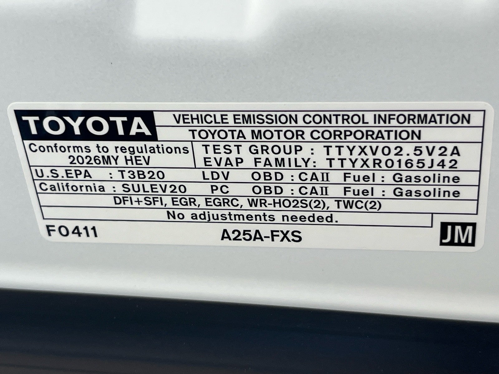 2026 Toyota Camry 4DR CVT HYB NIGHTSHA