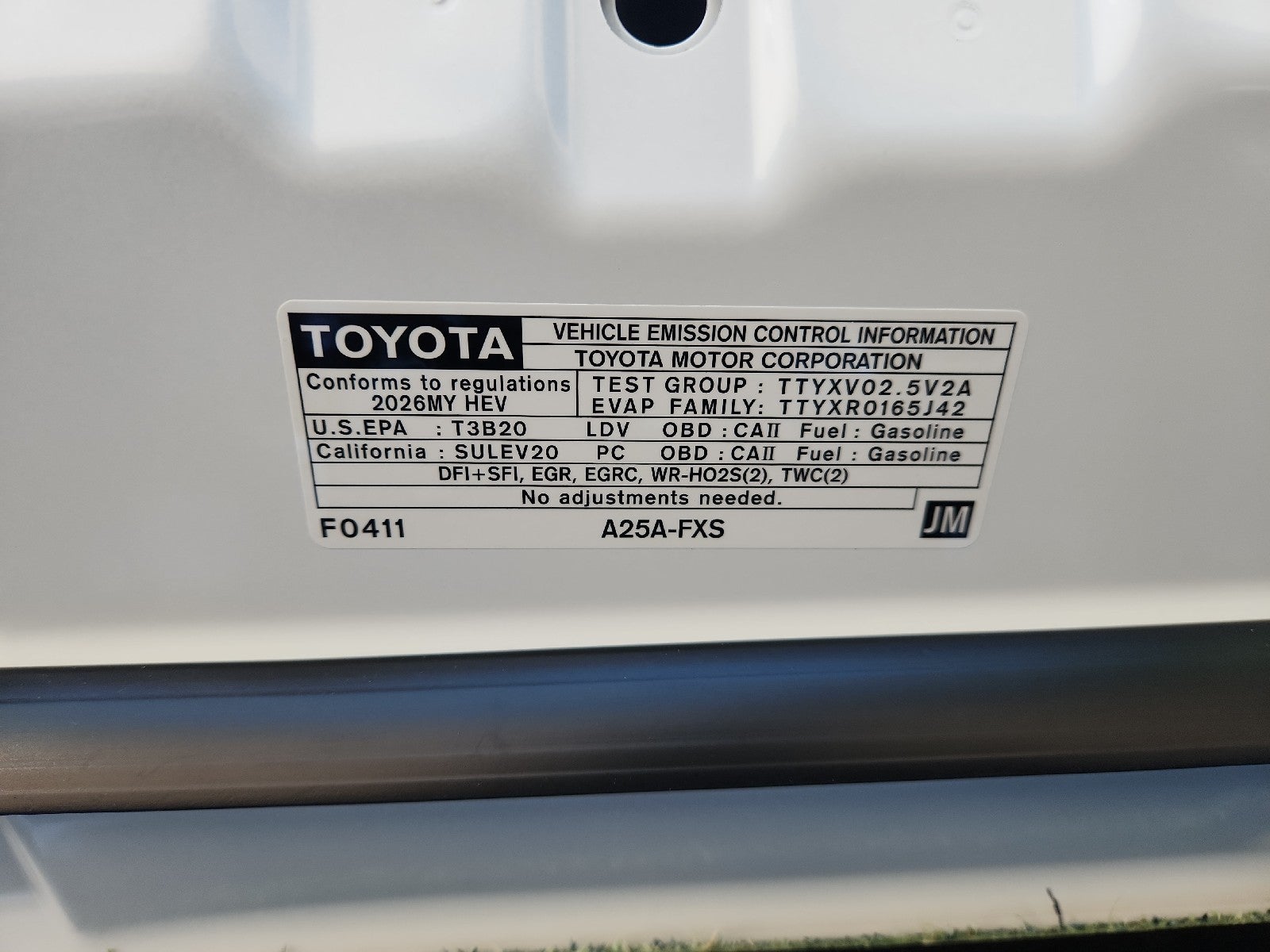 2026 Toyota Camry LE