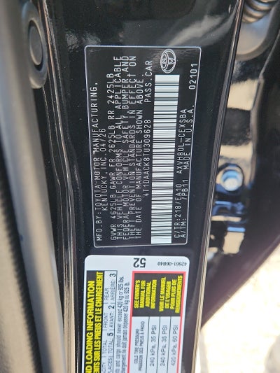 2026 Toyota Camry SE