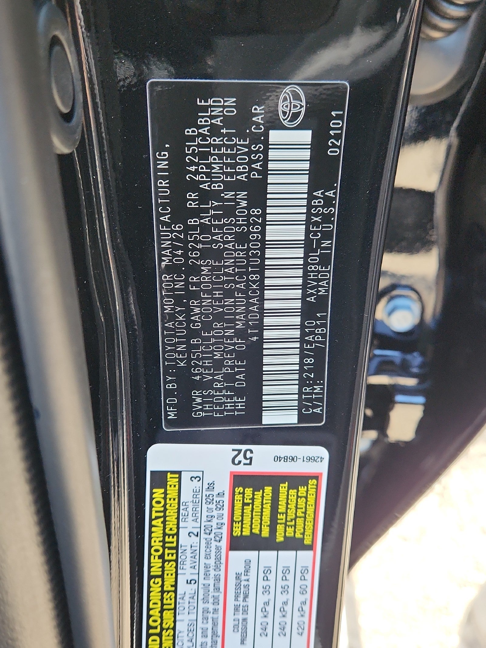 2026 Toyota Camry SE