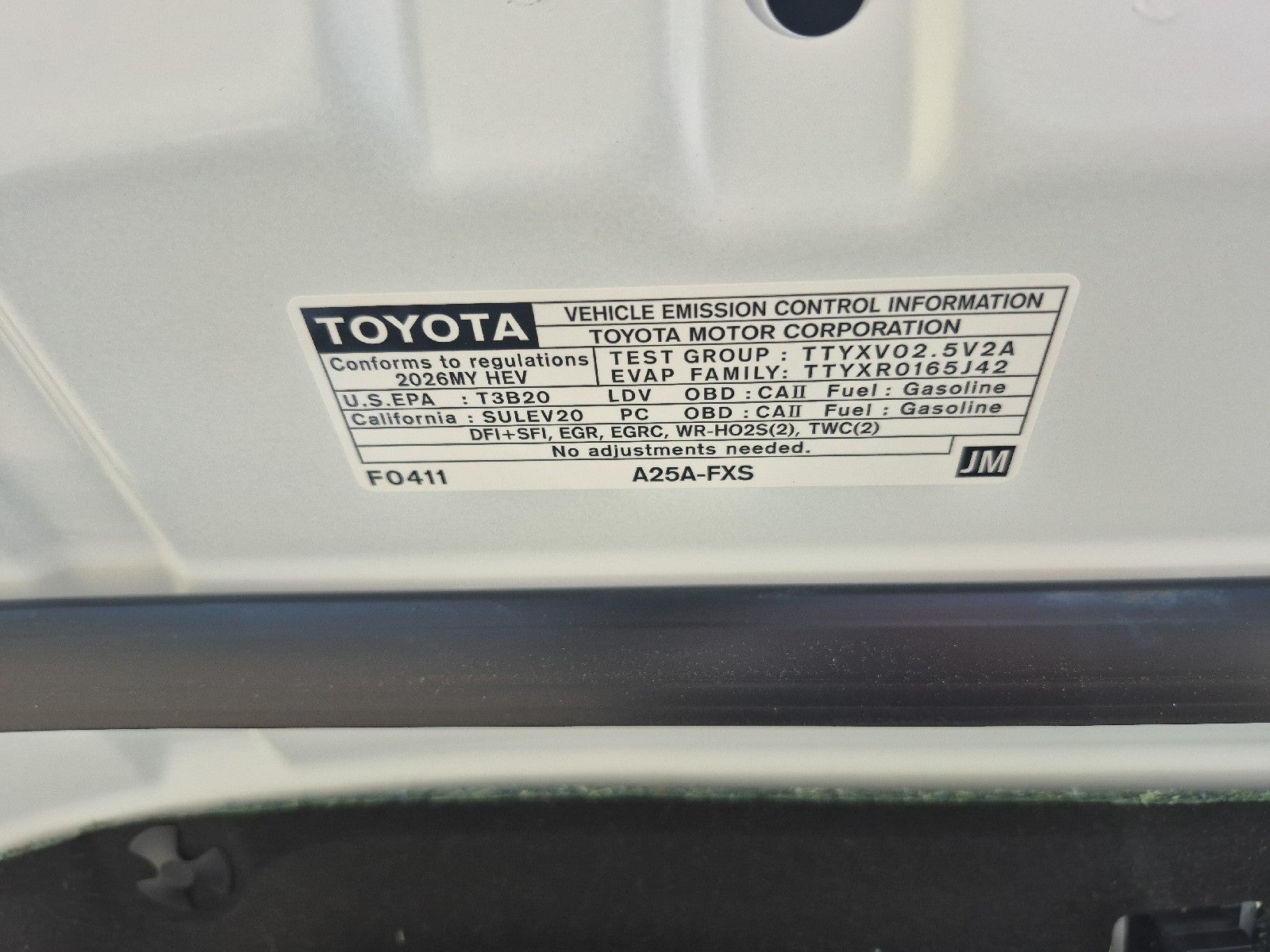 2026 Toyota Camry LE