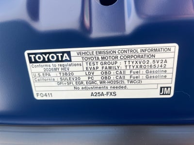2026 Toyota Camry LE