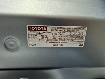 2026 Toyota Tundra 4WD 4WD CREW LIMITED 5.5