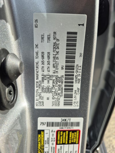 2026 Toyota Sequoia 1794 Edition