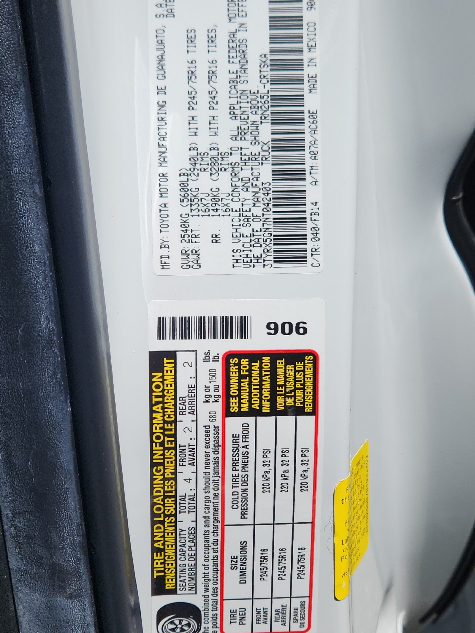 2022 Toyota Tacoma 2WD SR