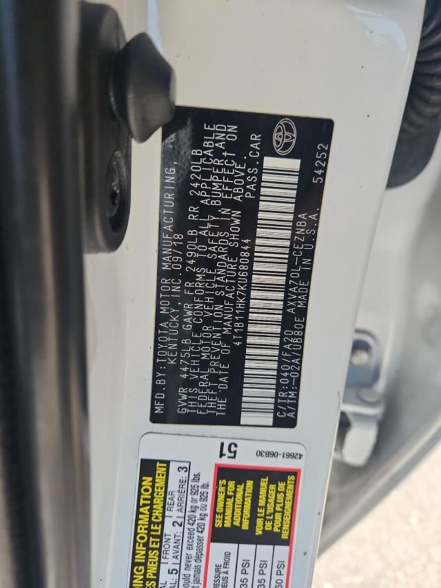 2019 Toyota Camry LE