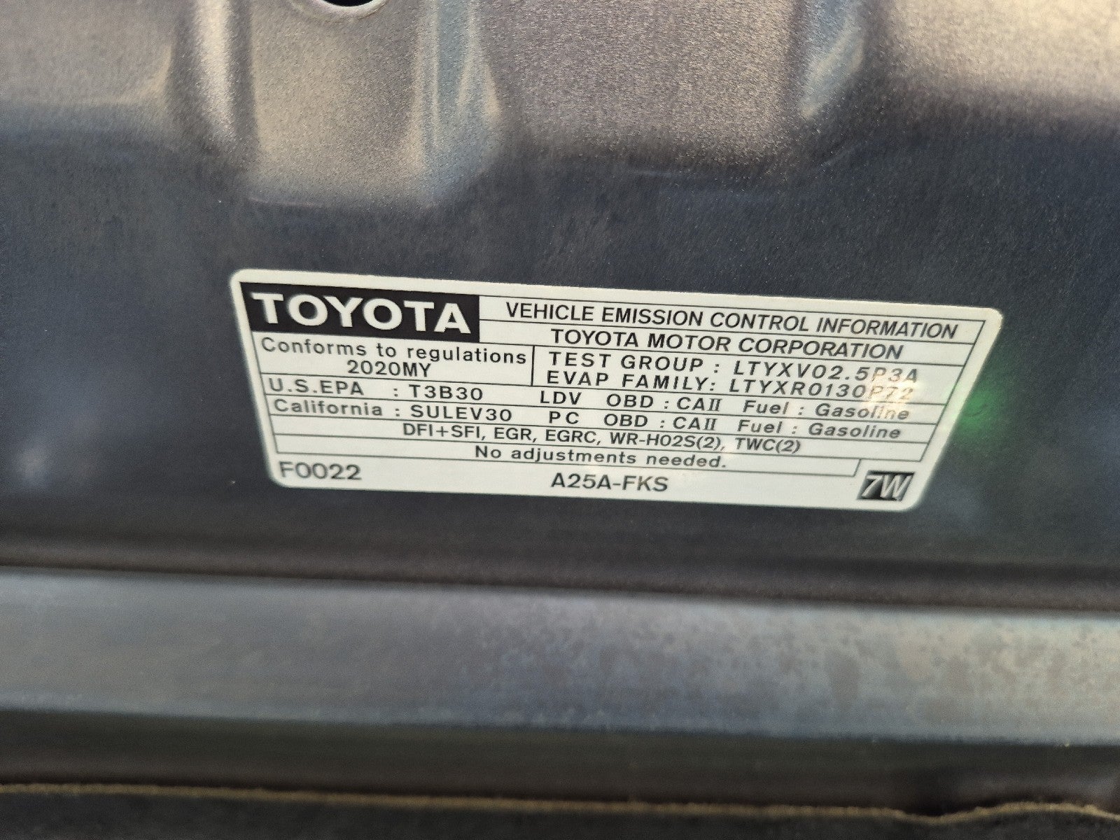 2020 Toyota Camry LE