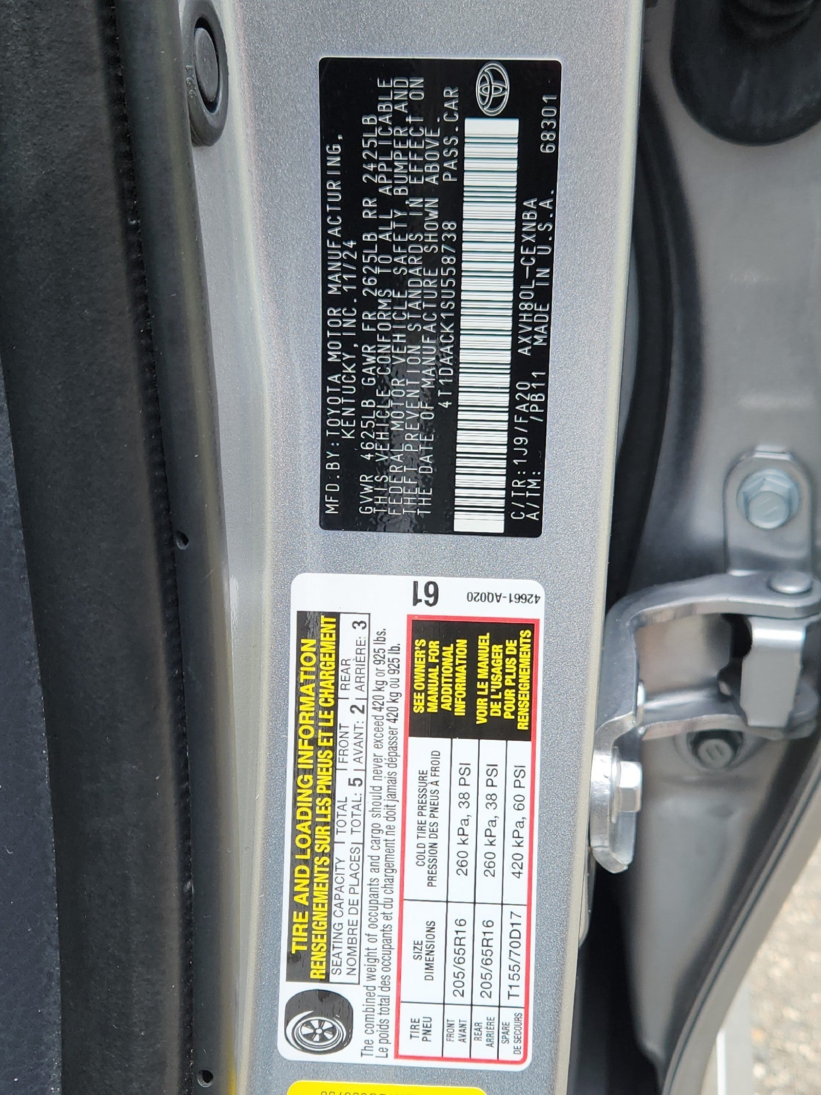 2025 Toyota Camry LE