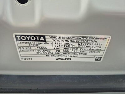 2022 Toyota Camry SE