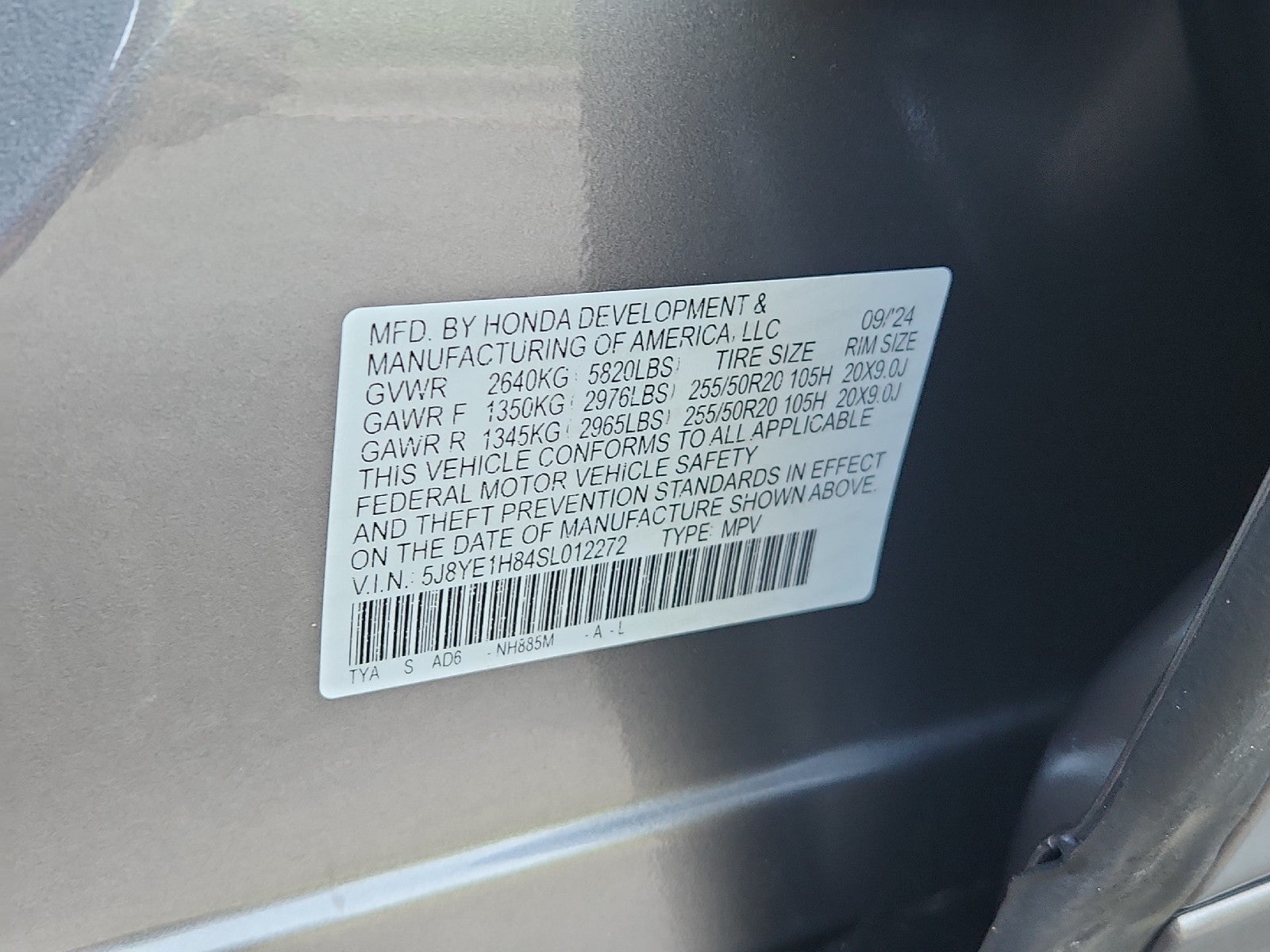 2025 Acura MDX w/Advance Package