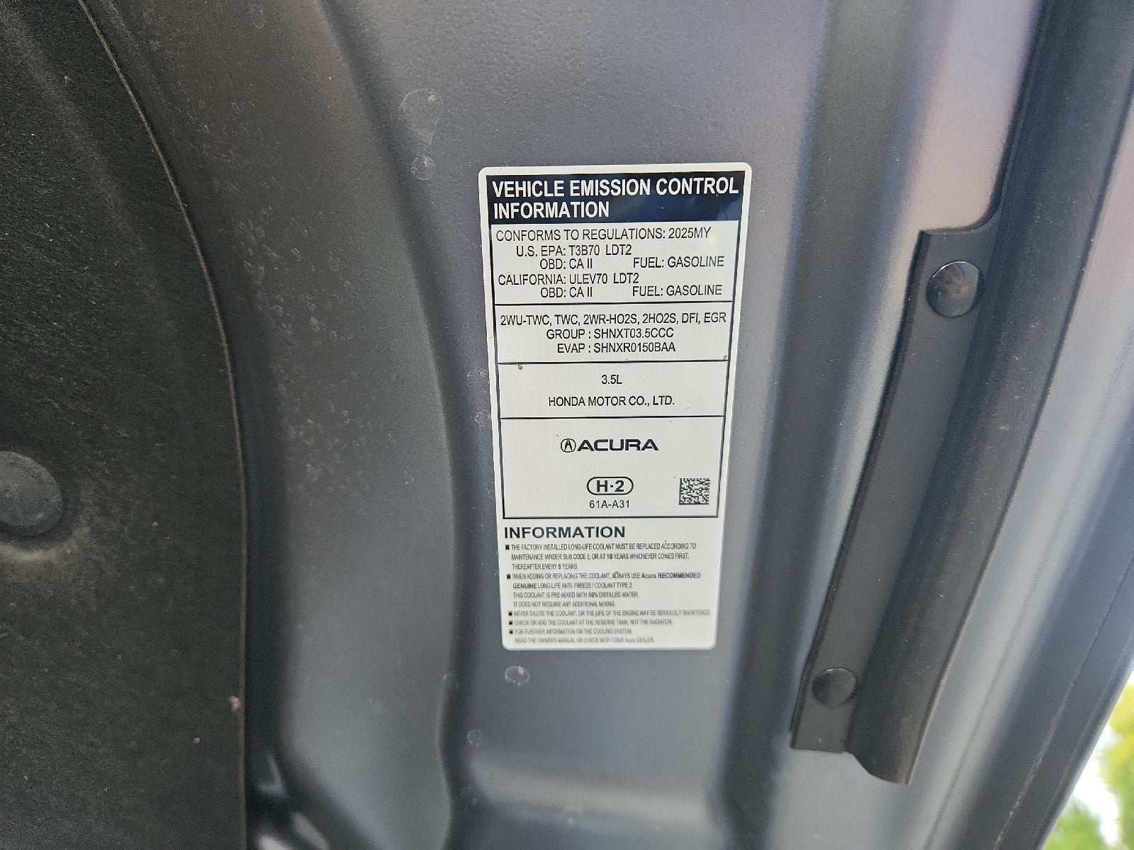 2025 Acura MDX w/Advance Package