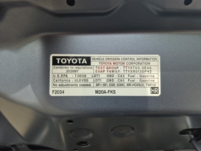 2026 Toyota Corolla Cross LE