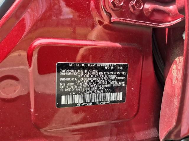 2016 Subaru Forester 2.5i Touring