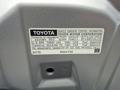 2025 Toyota Prius XLE