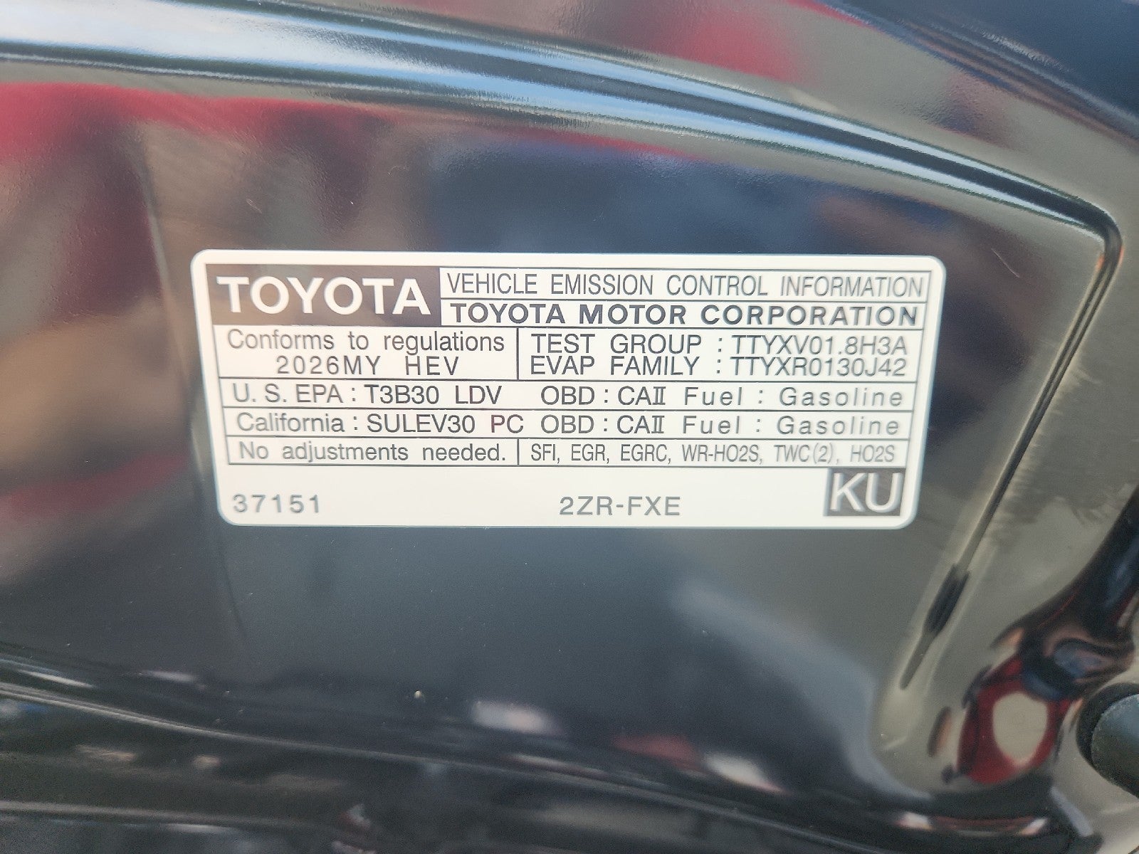 2026 Toyota Corolla Hybrid LE