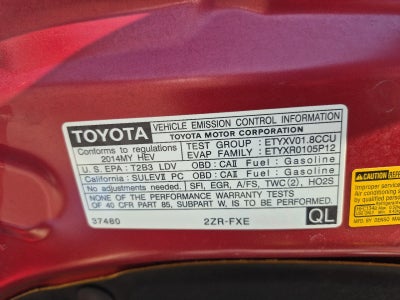 2014 Toyota Prius v Two