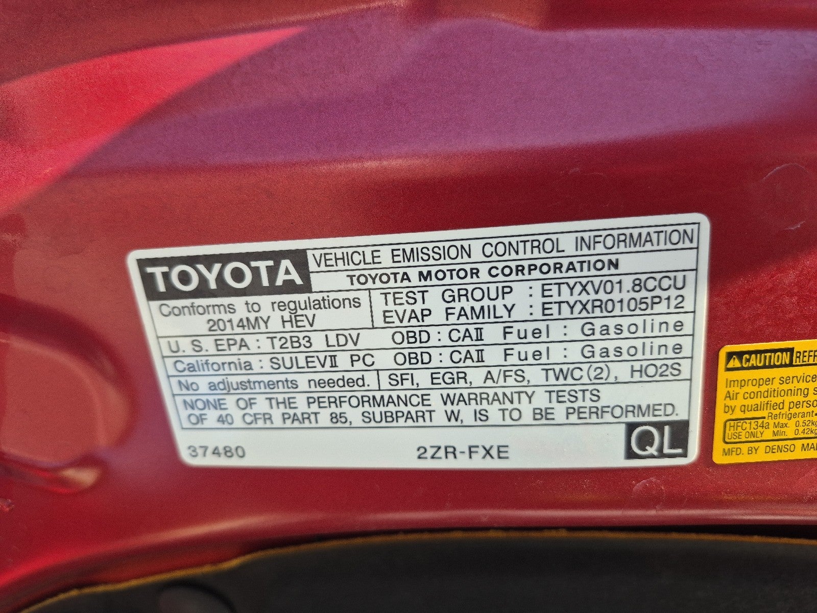 2014 Toyota Prius v Two