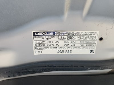 2010 Lexus IS 350C 2DR