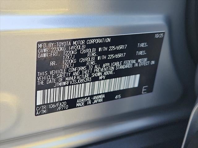 2025 Toyota RAV4 Hybrid XLE