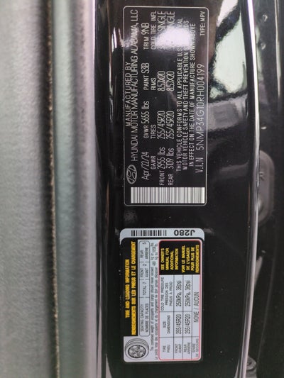 2024 Hyundai Santa Fe Hybrid Limited