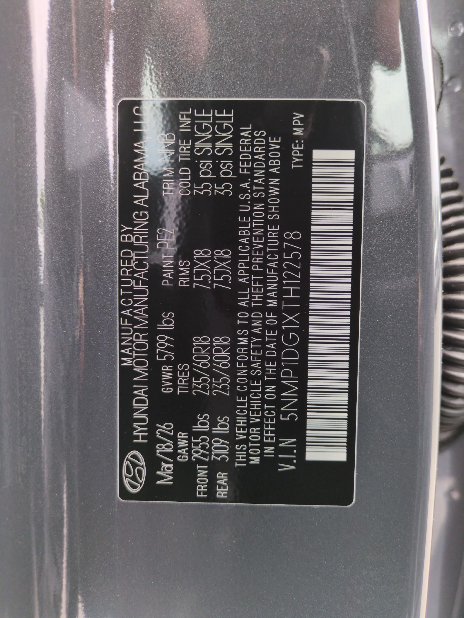 2026 Hyundai Santa Fe Hybrid SE