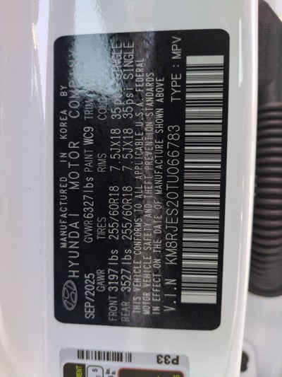 2026 Hyundai Palisade XRT Pro