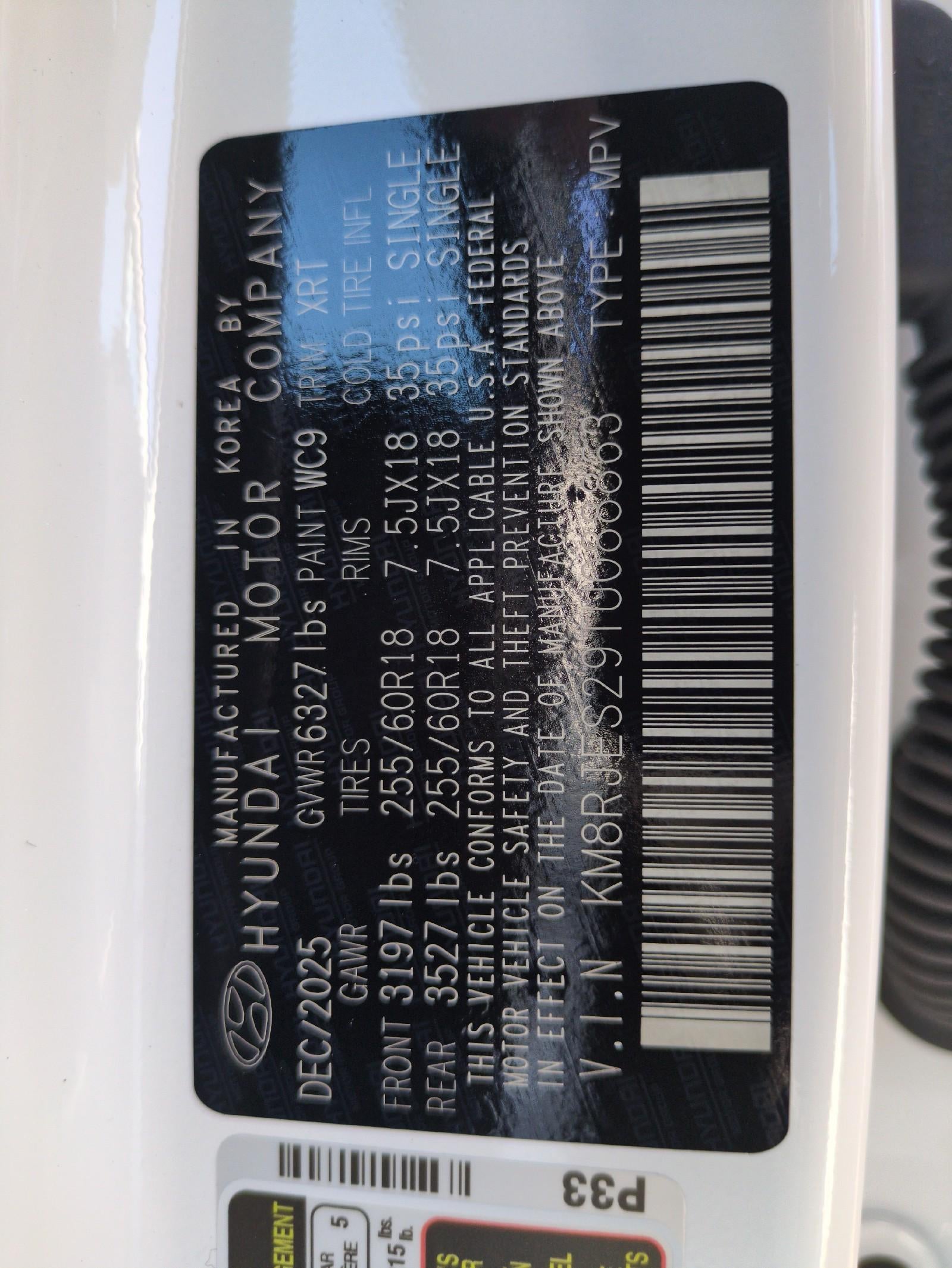 2026 Hyundai Palisade XRT Pro