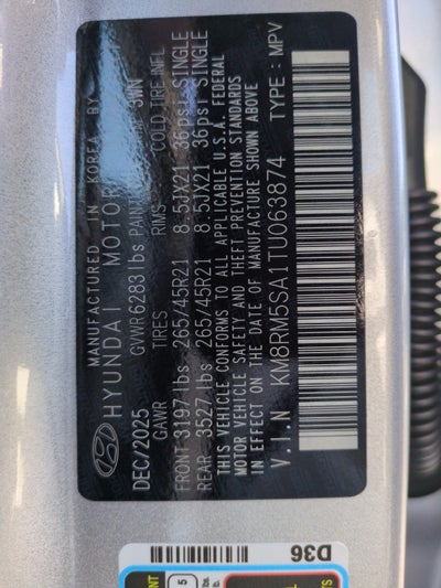 2026 Hyundai Palisade Hybrid Calligraphy