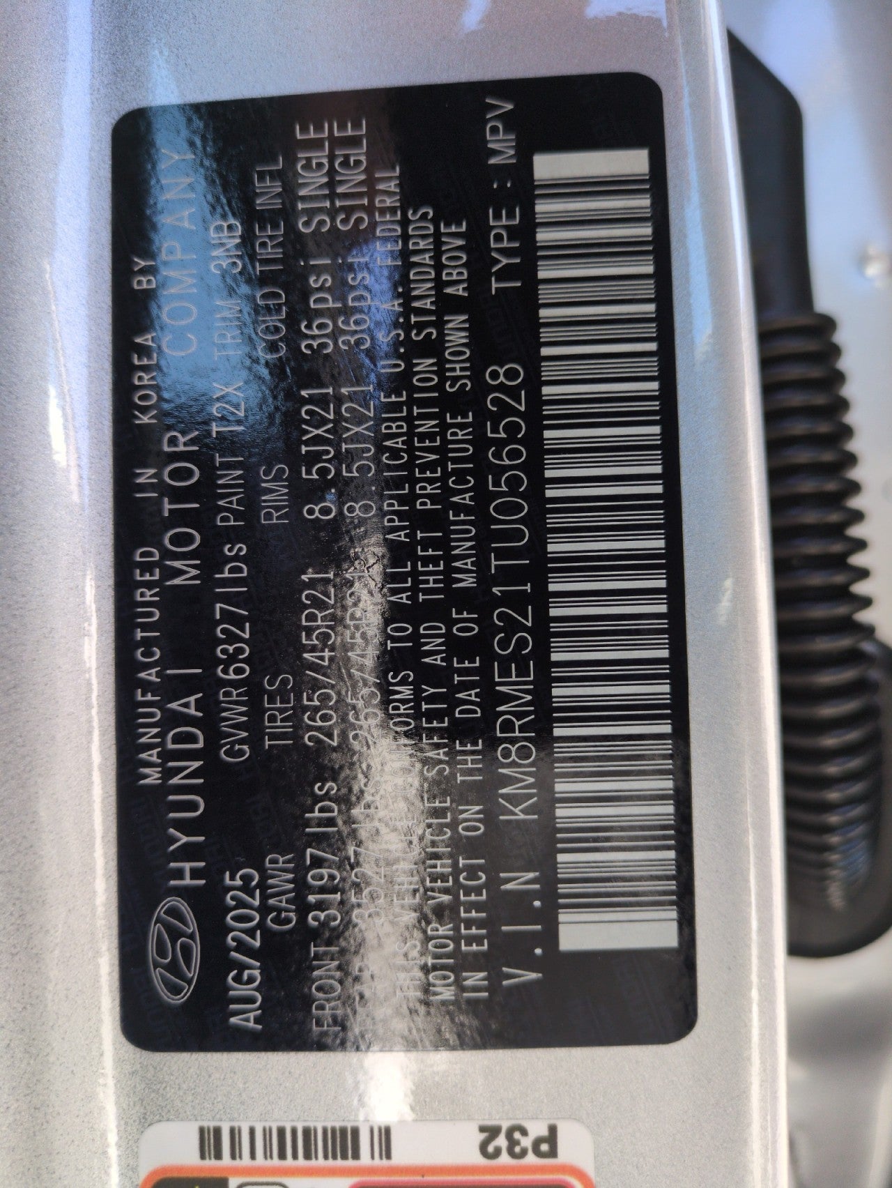 2026 Hyundai Palisade Calligraphy AWD